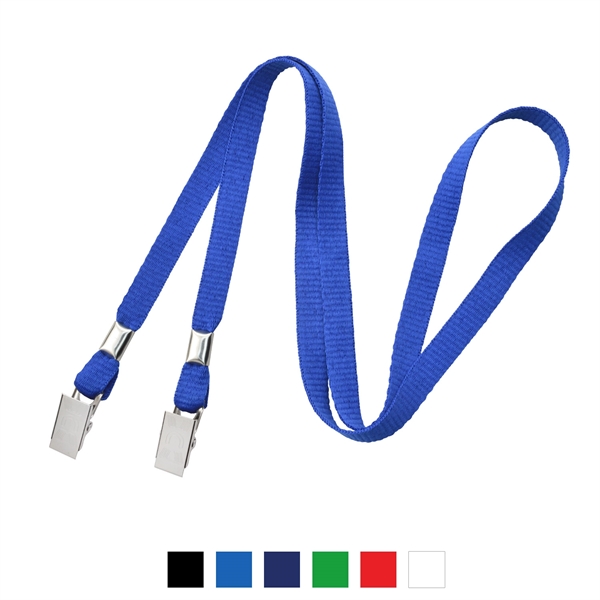 3/8" Double Ended Stock Lanyards WITH BULLDOG CLIPS - Image 3