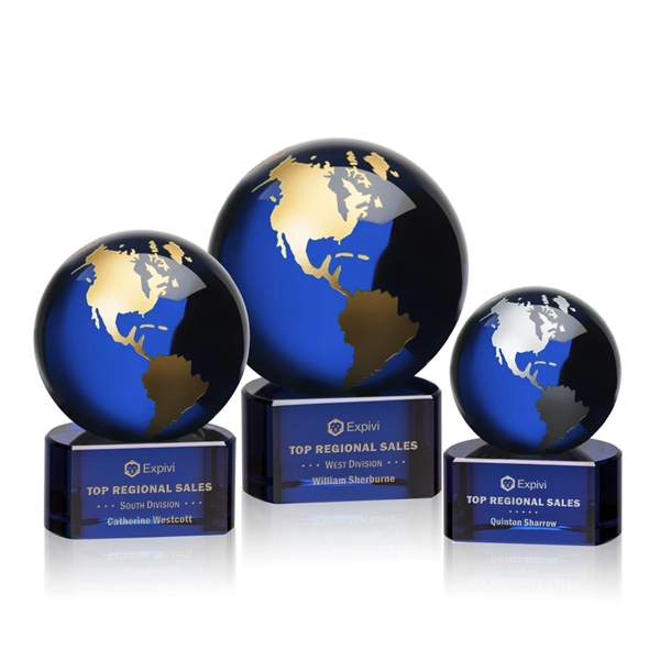 Marcana Globe Award - Blue - Image 1