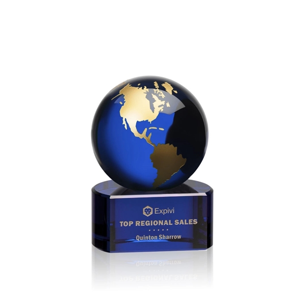 Marcana Globe Award - Blue - Image 2