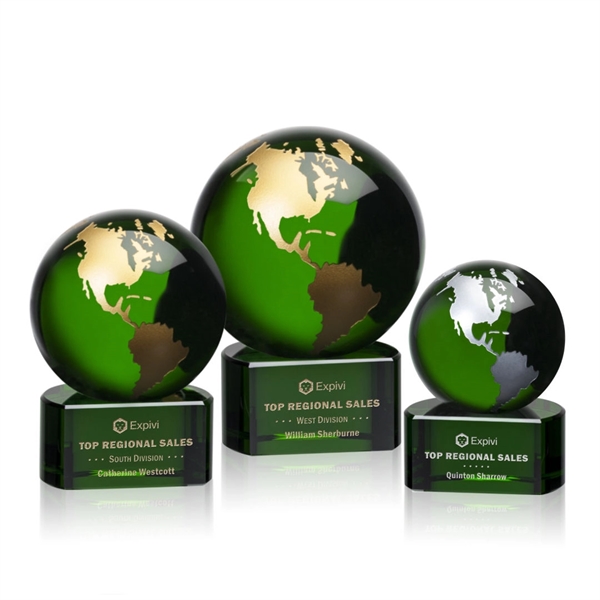 Marcana Globe Award - Green - Image 1