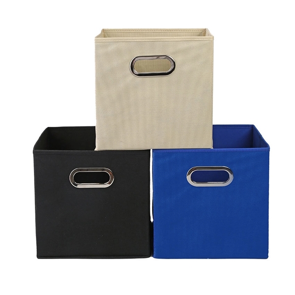 Non woven organizer Box cube Storage Bin Baskets     - Image 1