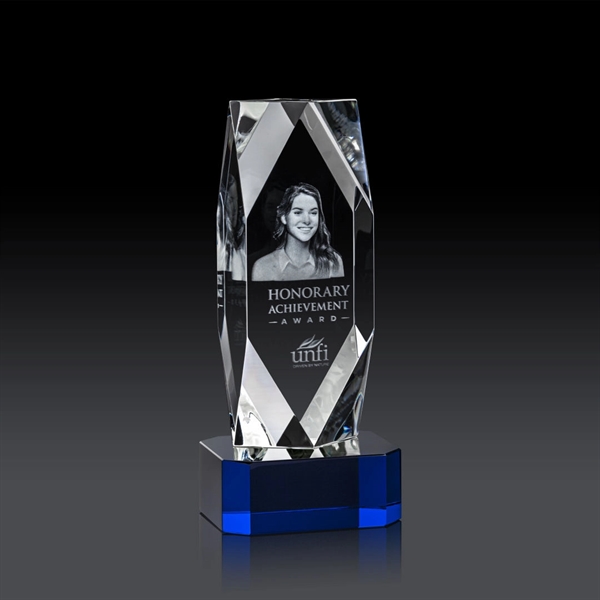 Delta 3D Award on Base - Blue - Image 2