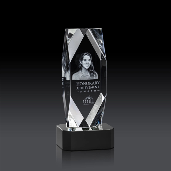 Delta 3D Award on Base - Black - Image 2