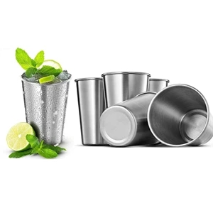 14 OZ Stainless Steel Pint Cups    