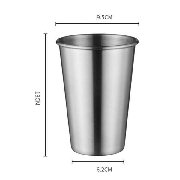 17.6 OZ Stainless Steel Pint Cups     - Image 2