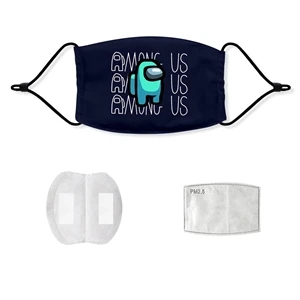 2Ply Sublimation Printed Face Mask with Filter Pocket