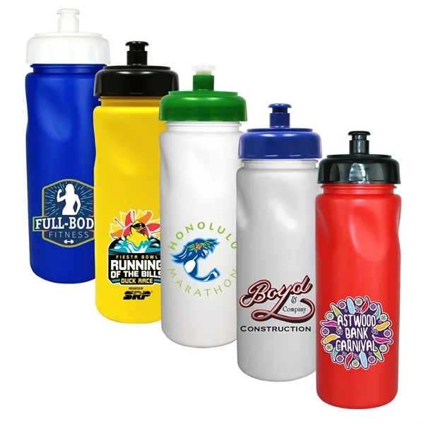 24 Oz. Cycle Bottle with Push 'n Pull Cap, Full Color Digita - Image 1