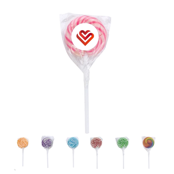 Round-Labelled Whirly Lollipops