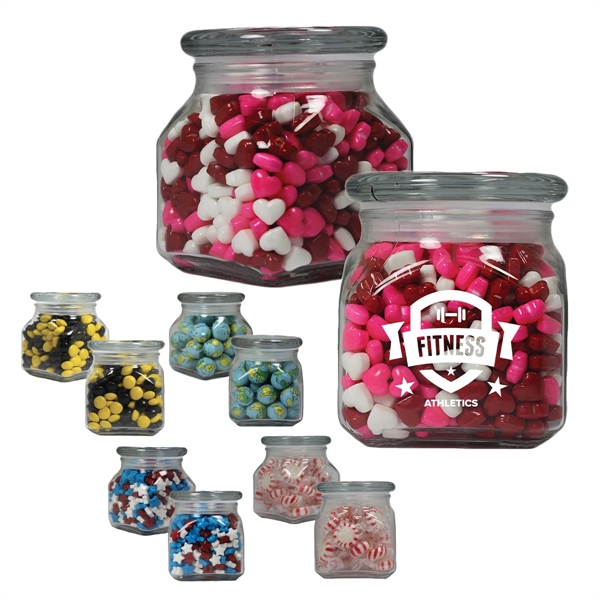 Small Square Candy Jars