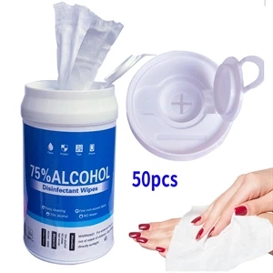 50pcs Alcohol Wipes in Canister