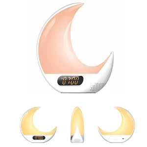 Moon Shape Alarm Clock Light