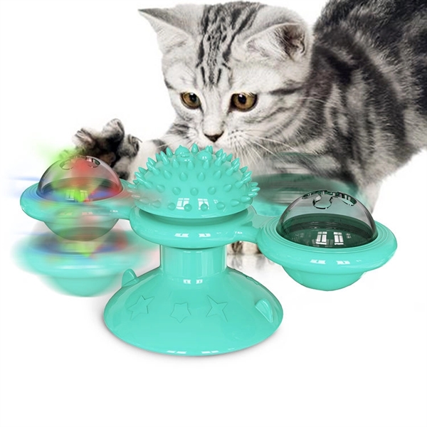 Windmill Cat Toy Turntable - Image 1