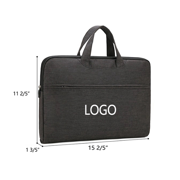 15.4" Oxford Cloth Office Zipper Laptop Bag  Briefcase     - Image 3