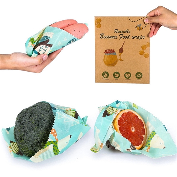 FDA Approved Reusable Beeswax Food Wrap - Image 1