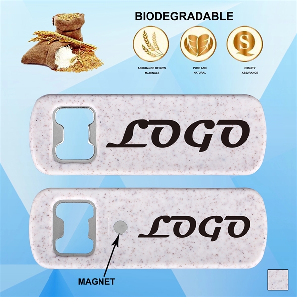 Biodegradable Bottle Opener w/ Magnet - Image 1