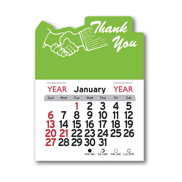Thank You Shaped Peel-N-Stick® Calendar - Image 12