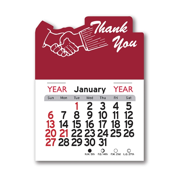 Thank You Shaped Peel-N-Stick® Calendar - Image 19