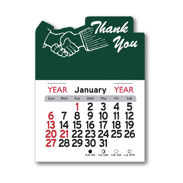 Thank You Shaped Peel-N-Stick® Calendar - Image 22