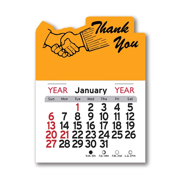 Thank You Shaped Peel-N-Stick® Calendar - Image 25
