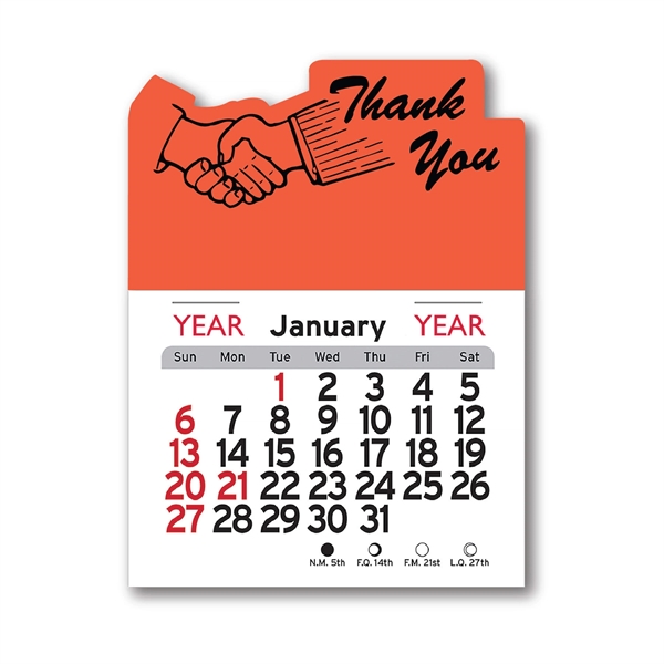 Thank You Shaped Peel-N-Stick® Calendar - Image 27