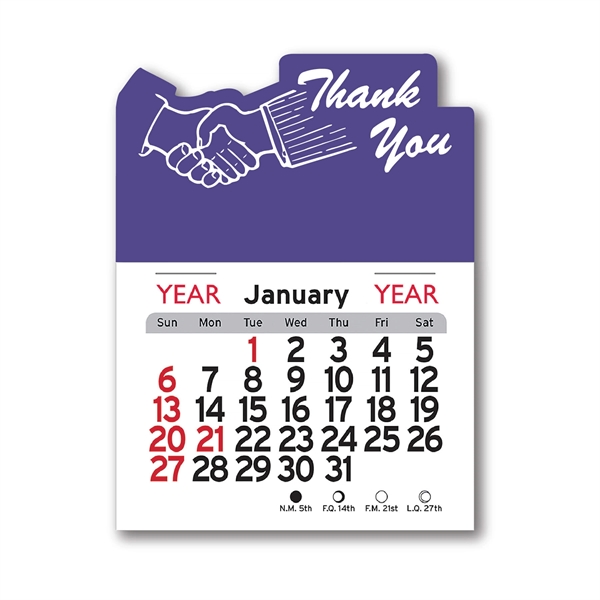 Thank You Shaped Peel-N-Stick® Calendar - Image 29