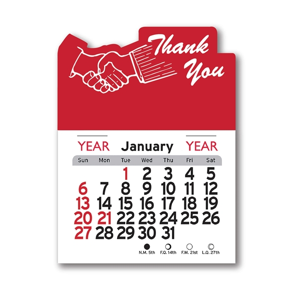 Thank You Shaped Peel-N-Stick® Calendar - Image 30
