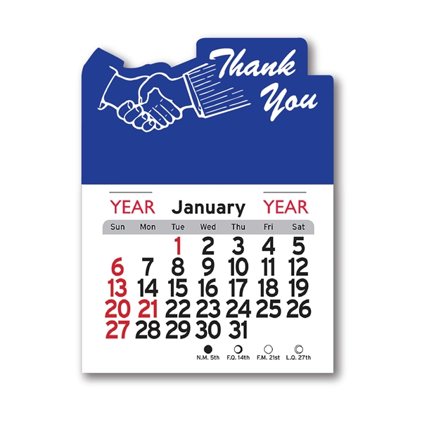 Thank You Shaped Peel-N-Stick® Calendar - Image 31
