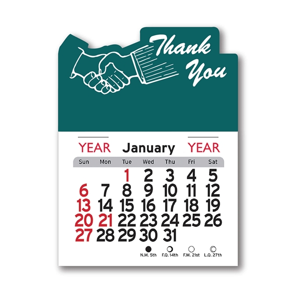 Thank You Shaped Peel-N-Stick® Calendar - Image 33