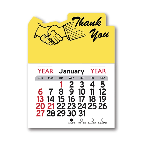 Thank You Shaped Peel-N-Stick® Calendar - Image 35