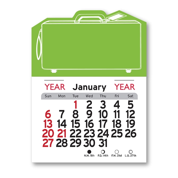 Suit Case Shaped Peel-N-Stick® Calendar - Image 12