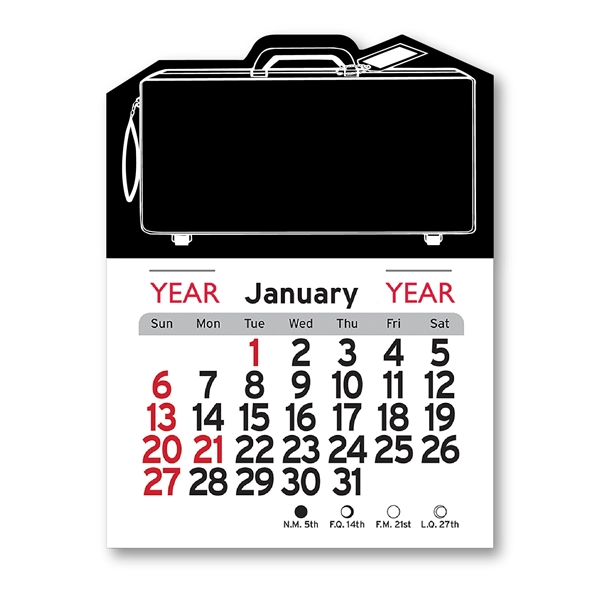 Suit Case Shaped Peel-N-Stick® Calendar - Image 14