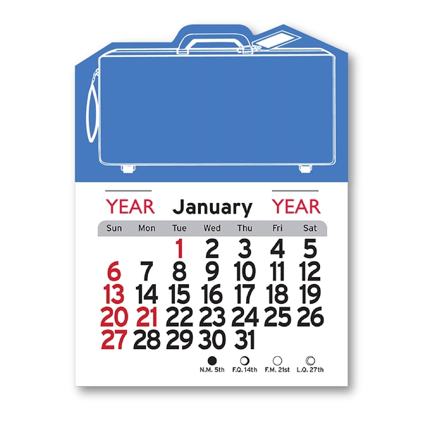 Suit Case Shaped Peel-N-Stick® Calendar - Image 18