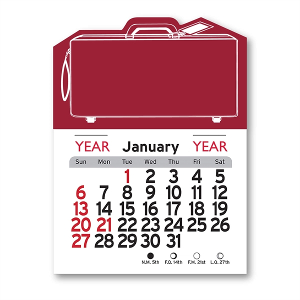 Suit Case Shaped Peel-N-Stick® Calendar - Image 19