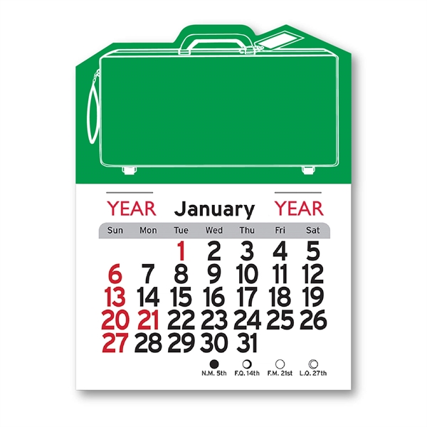 Suit Case Shaped Peel-N-Stick® Calendar - Image 20