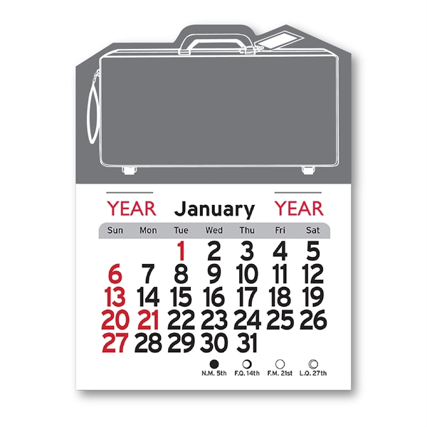 Suit Case Shaped Peel-N-Stick® Calendar - Image 21