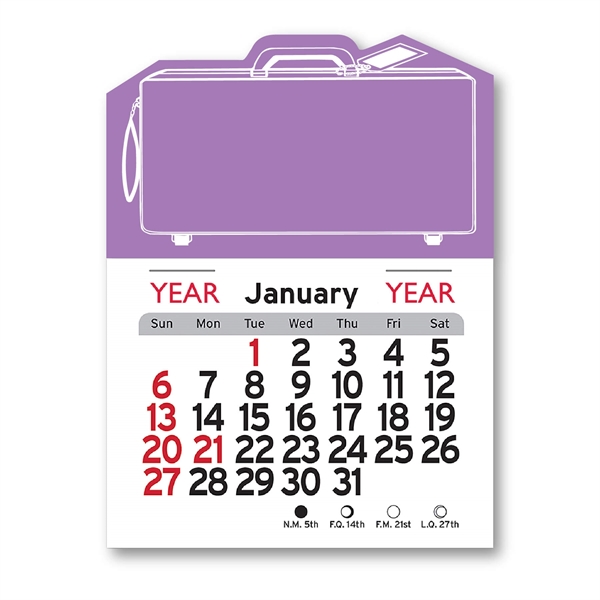 Suit Case Shaped Peel-N-Stick® Calendar - Image 24