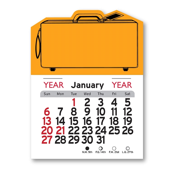 Suit Case Shaped Peel-N-Stick® Calendar - Image 25