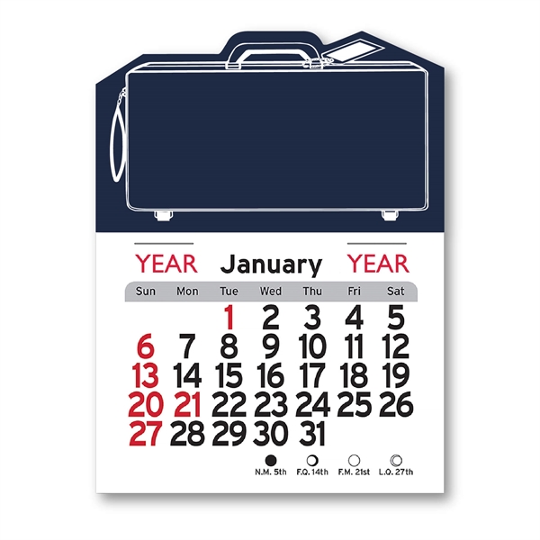 Suit Case Shaped Peel-N-Stick® Calendar - Image 26