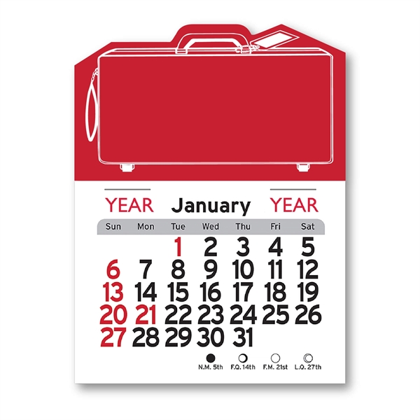 Suit Case Shaped Peel-N-Stick® Calendar - Image 30