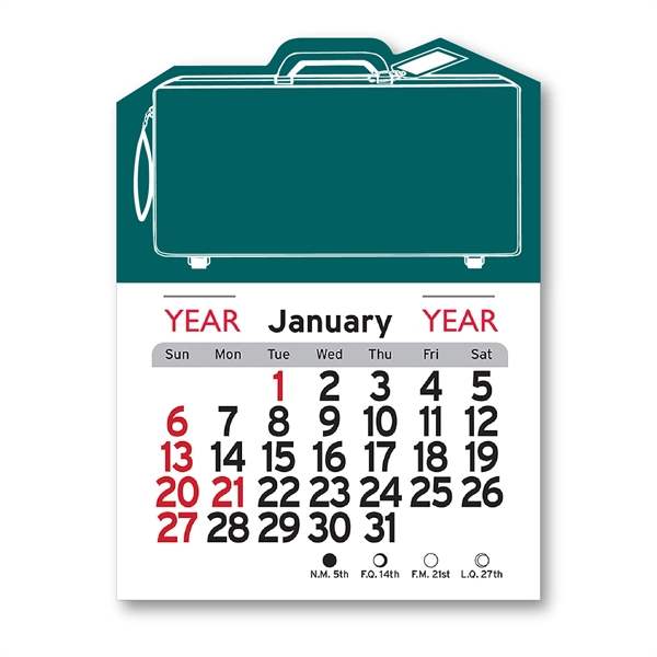 Suit Case Shaped Peel-N-Stick® Calendar - Image 33