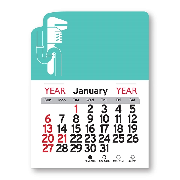 Plumbing Shaped Peel-N-Stick® Calendar - Image 13