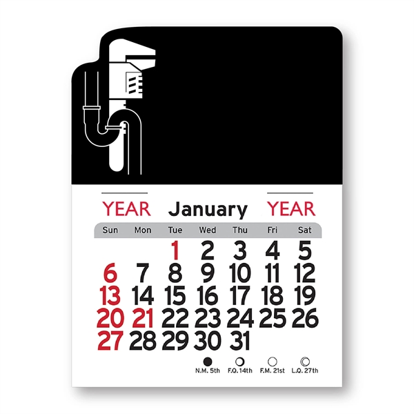 Plumbing Shaped Peel-N-Stick® Calendar - Image 14