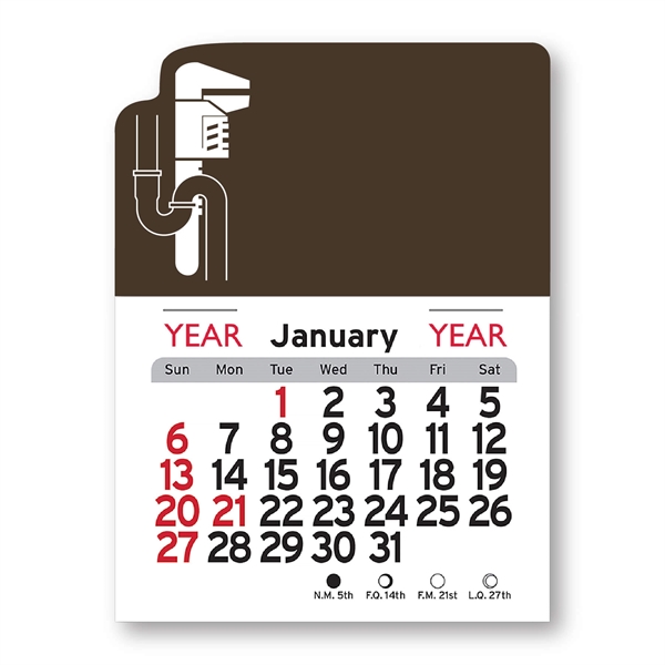 Plumbing Shaped Peel-N-Stick® Calendar - Image 16