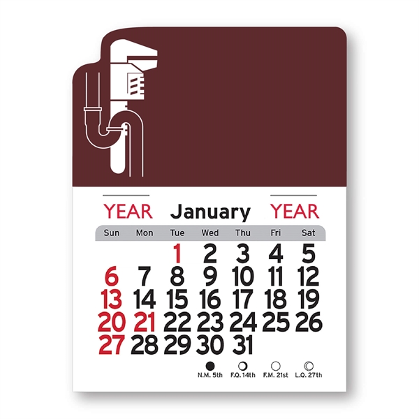 Plumbing Shaped Peel-N-Stick® Calendar - Image 17