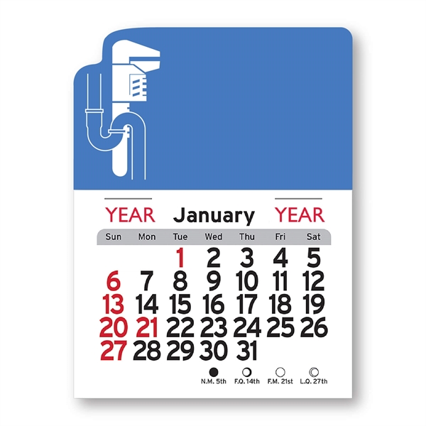 Plumbing Shaped Peel-N-Stick® Calendar - Image 18
