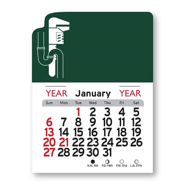 Plumbing Shaped Peel-N-Stick® Calendar - Image 22