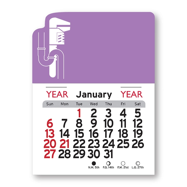 Plumbing Shaped Peel-N-Stick® Calendar - Image 24