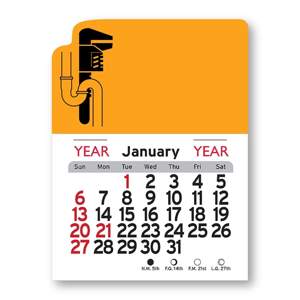 Plumbing Shaped Peel-N-Stick® Calendar - Image 25