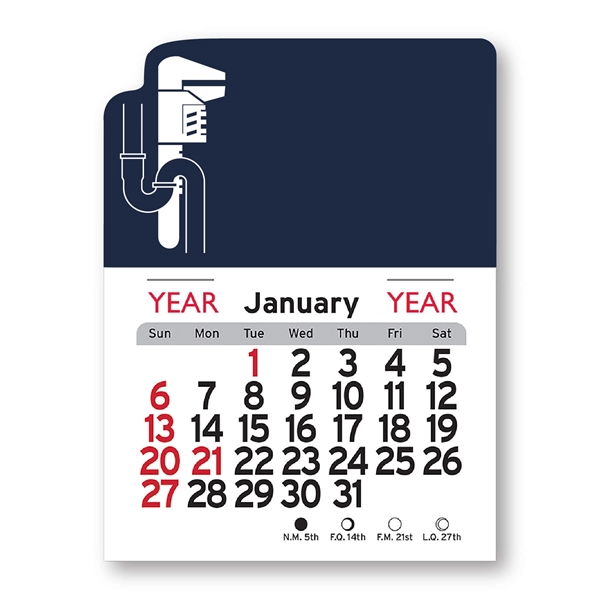 Plumbing Shaped Peel-N-Stick® Calendar - Image 26