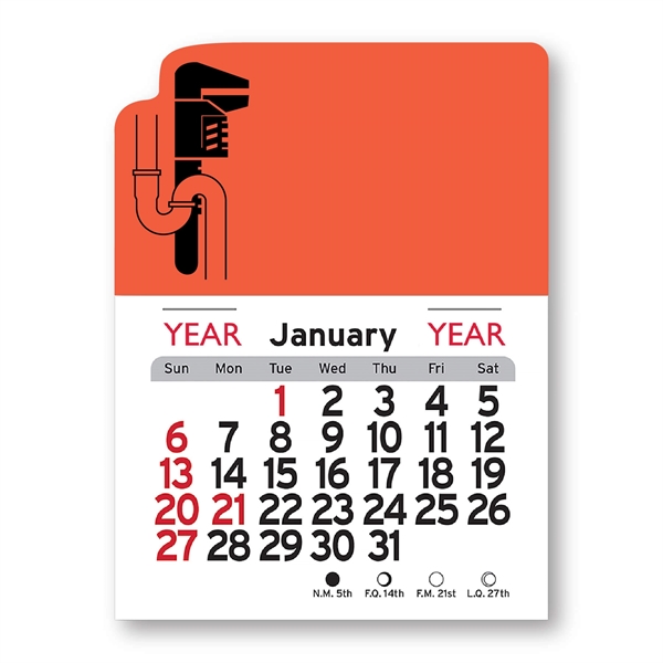 Plumbing Shaped Peel-N-Stick® Calendar - Image 27